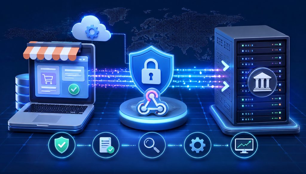 Secure payment webhook migration between ecommerce platform and payment server